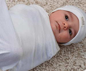 BUNDLE | Merino baby sleepwear bundle | nightgown, wrap, beanie free shipping on all NZ order over $75
