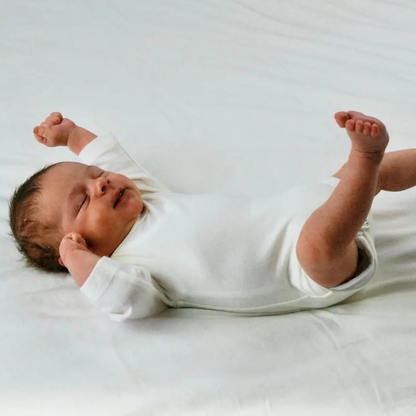 Merino Wool Long-Sleeve Bodysuit - BabyCaterpillar