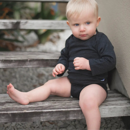 Merino Wool Long-Sleeve Bodysuit - BabyCaterpillar