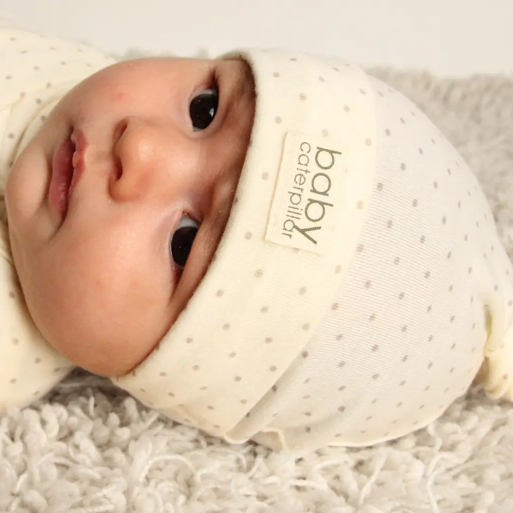 Merino wool baby beanie - BabyCaterpillar