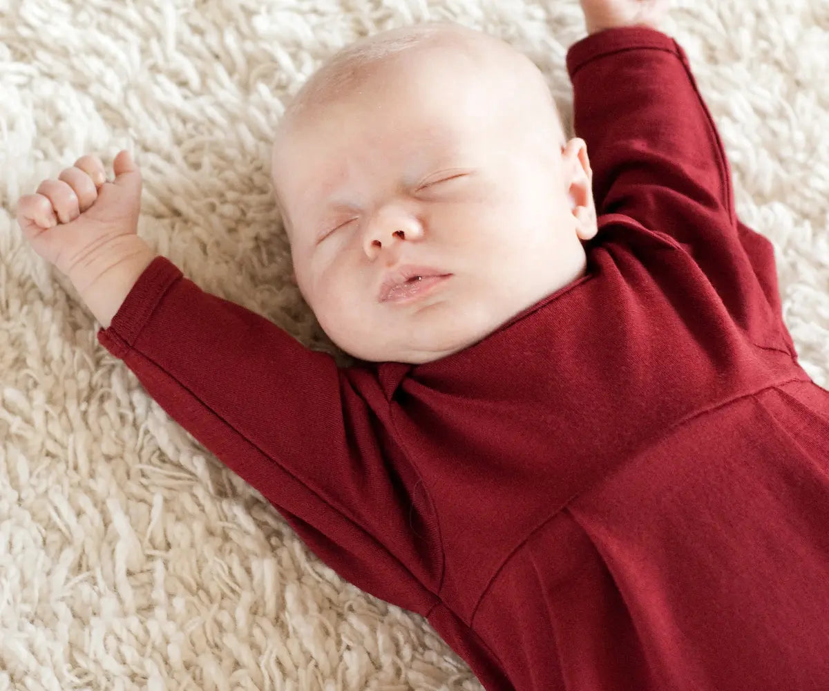 Merino wool baby nightgown | winter sleepwear free shipping on all NZ order over $75