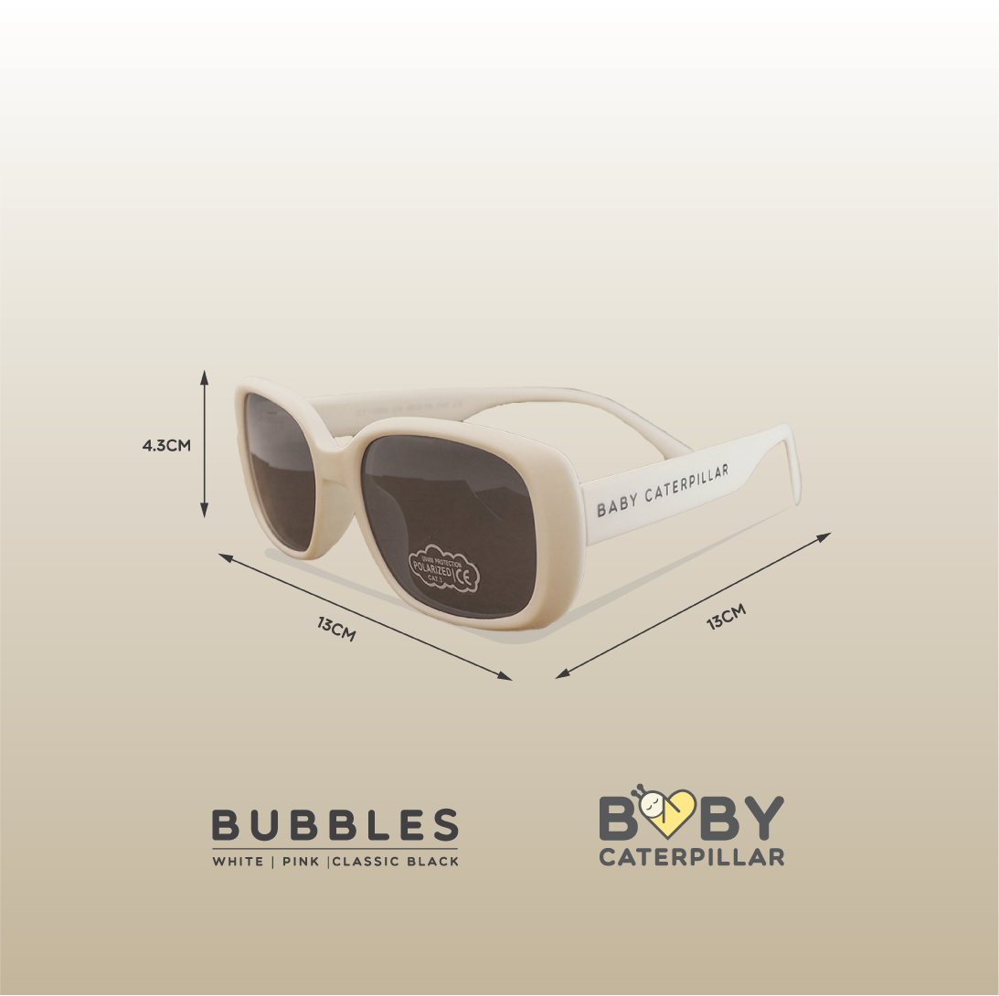 Baby Caterpillar Sunglasses - Bubbles Black
