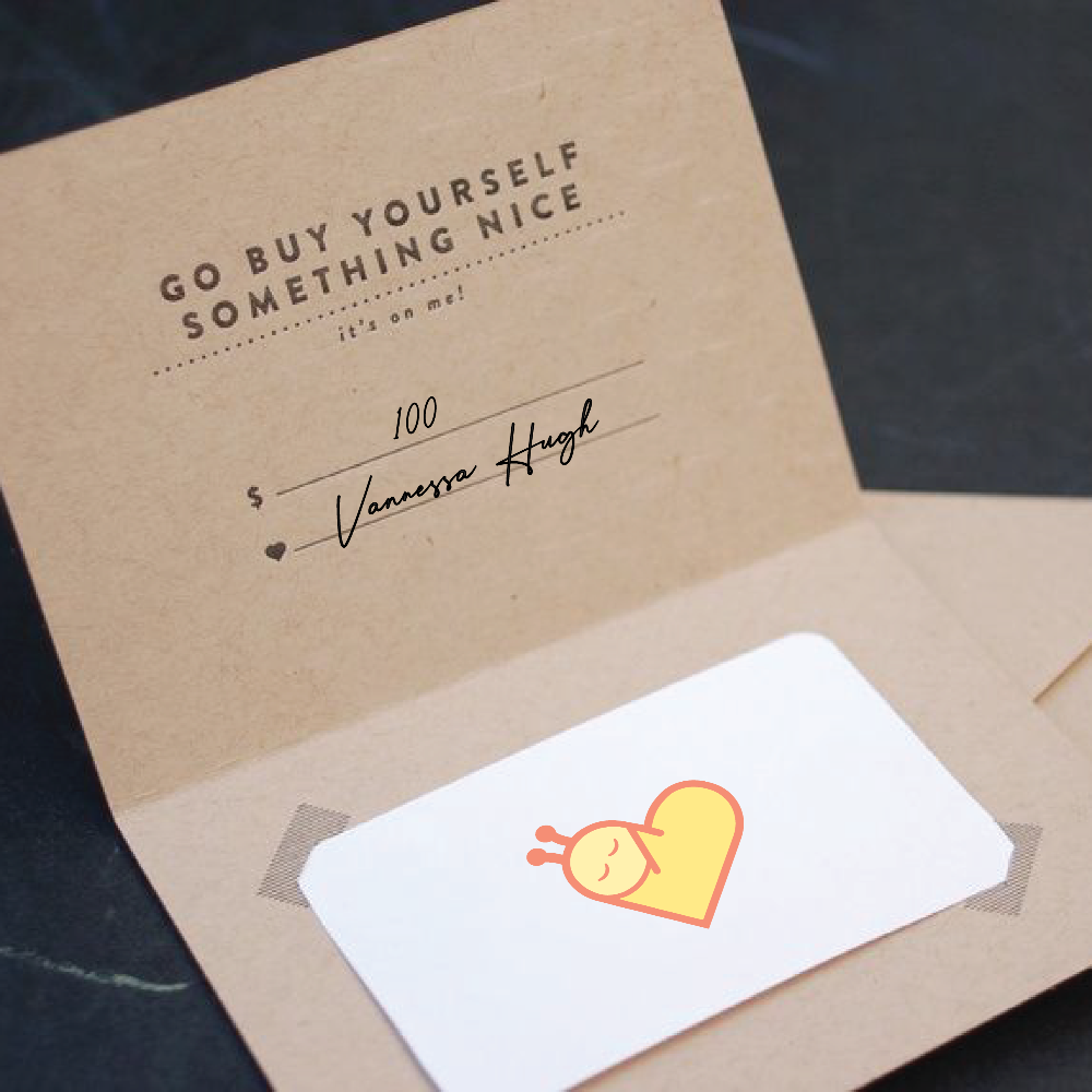 baby caterpillar gift card