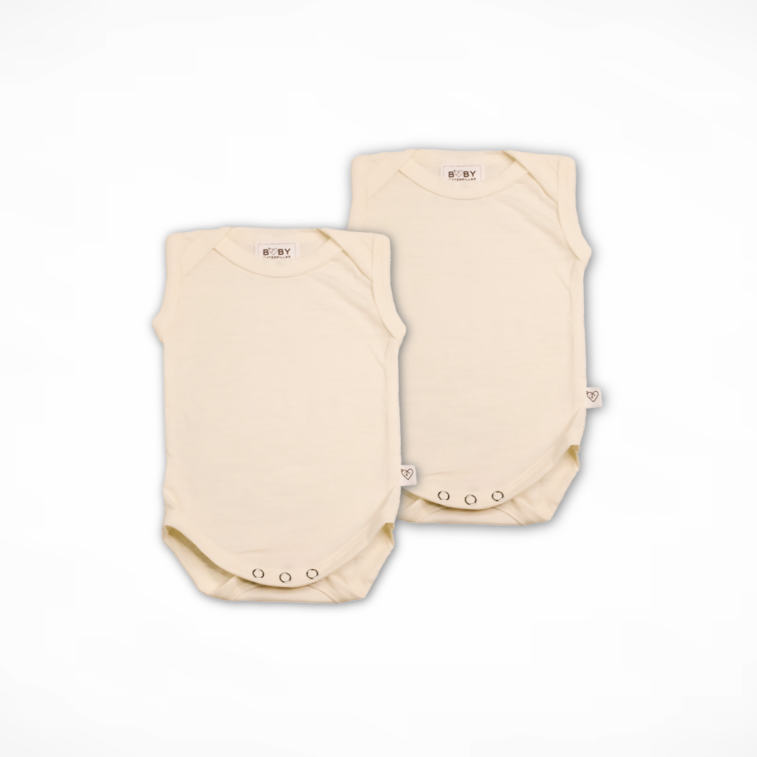 Merino Singlet Bodysuit 2 Pack