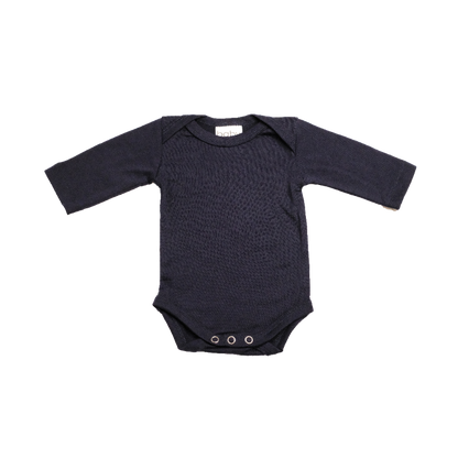Navy Blue Longsleeve Bodysuit (newborn)